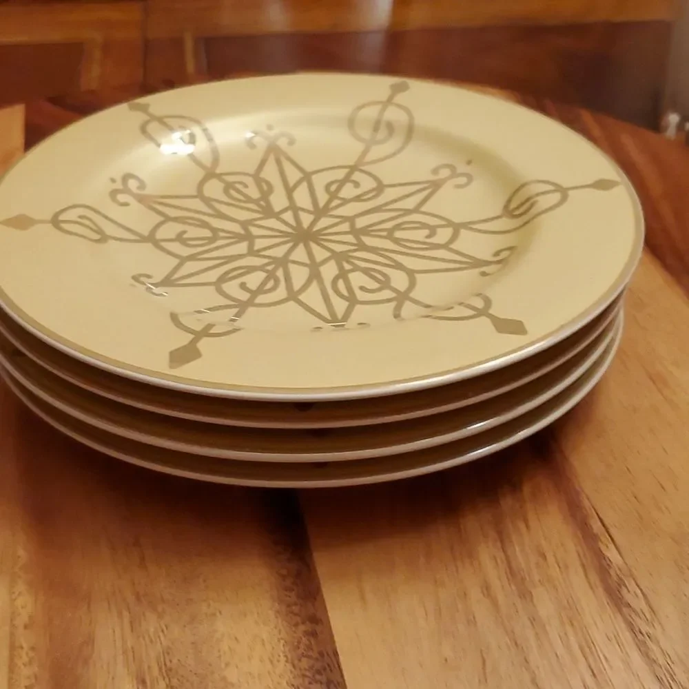 4 Salad Plates by Roscher & Co